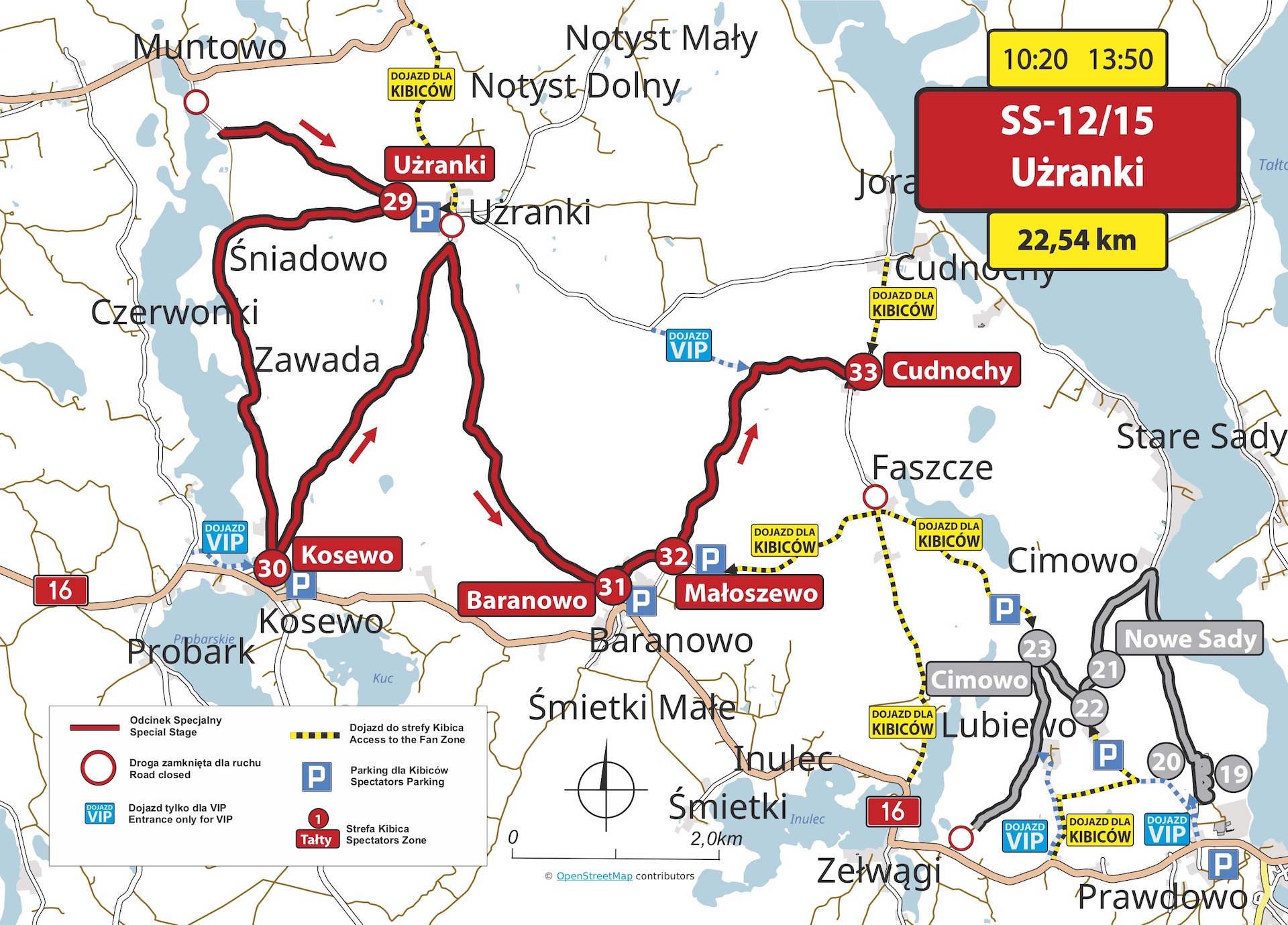 uzranki mapa Użranki   10:20, 13:50 | PZM 76th Rally Poland 2019